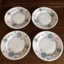 Pretty Queen Anne Blue floral cups saucers and Sides Image 3
