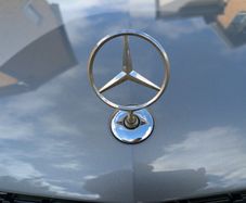 Genuine Mercedes benz bonnet 'raising star' badge