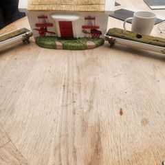 Thatched cottage  14 x 9 inches