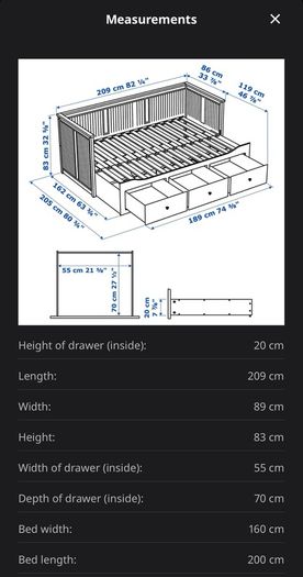 IKEA Hemnes Bed