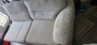 L shape Fabric Sofa & 2 seater