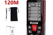 HILDA Laser Distance 120m CJ369 Rangefinder Profesional Meter Laser Range Finder Ruler Test Tool