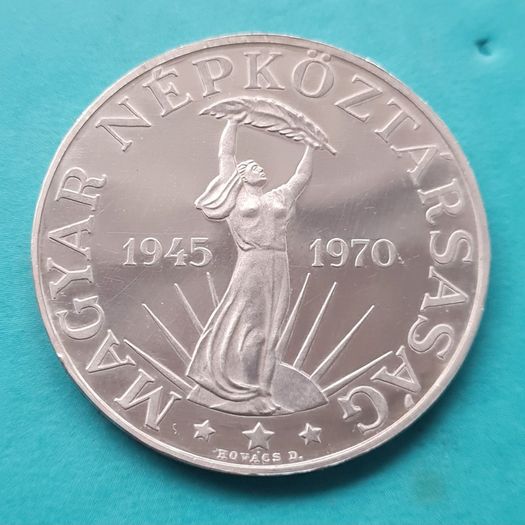 Hungary / Magyar  50 Forint Liberation Silver Coin