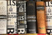 jack daniels powers bushmills whiskey empty boxes