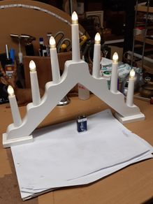 Christmas candle bridge