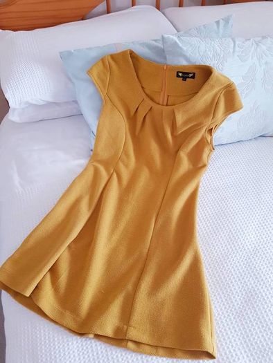 Mustard Dress - Size 14