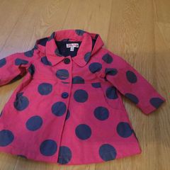 6-12 mth Sugar Pink Rain Coat