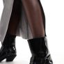 Ankle boots patent black ASOS Image 2