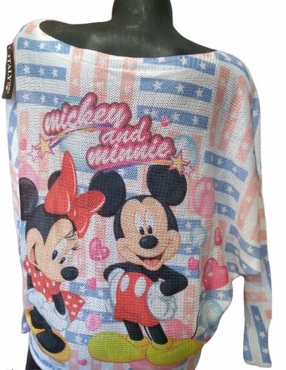 Openwork sweater WOMAN Mickey Mouse Minnie