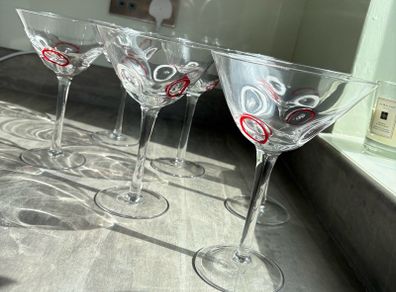 Martini glasses