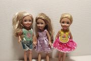 Barbie Chelsea Dolls X 3
