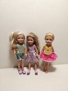 Barbie Chelsea Dolls X 3