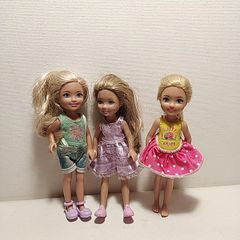 Barbie Chelsea Dolls X 3