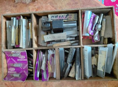 Woodworking tools Mortise chisels & bits & V Groove router bit all quality