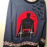 Numbskull BATMAN christmas jumper sweater top Size 2XS extra small boys girls women Image 3