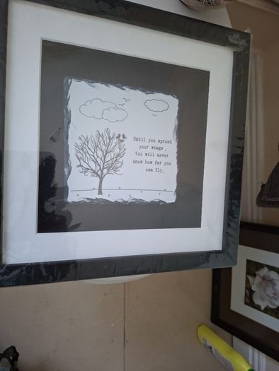 New in Wrapping Slatecraft Galway Box Picture Spread your wings