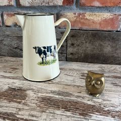 Enamelled jug