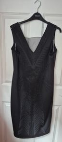 Star by JulienMcDonald Black Midi Dress