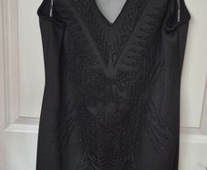 Star by JulienMcDonald Black Midi Dress