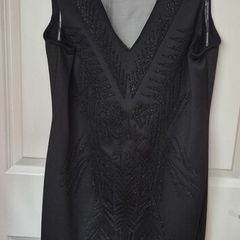 Star by JulienMcDonald Black Midi Dress