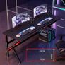 Eksa E-Sports Black Gaming Desk Image 3