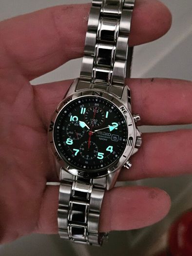 Watch Seiko Military Chronograph. Quartz