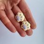 Colorful cute charms for crafting - dog paws NEW paw Image 2