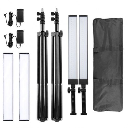45111 2x 188 Led Photo Studio Dimmable Fill Light