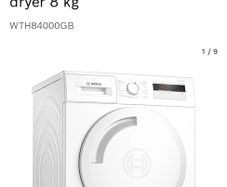 Heat pump tumble dryer 8 kg. Series 4  WTH84000GB