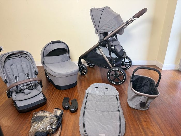 Cybex Gazelle S double pram twin buggy travel system