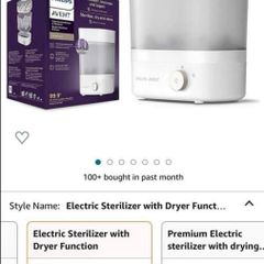 philips avent steriliser and dryer