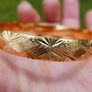 18K-GP gold plated Yellow Gold Bangle Bracelet Image 7