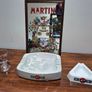 Vintage Martini Barware Collection - Mirror, Ashtrays & Glass (4 Pieces) Image 2