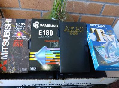 11 vhs video tapes. New condition.