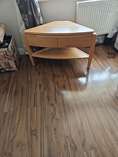 solid wood tv unit