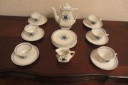 Adams Baltic Micratex Blue Rose Coffee Set