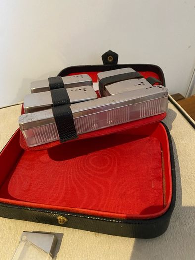 Travel set of trinket boxes