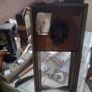Two Vintage Clocks for parts or turn the cases into Displays for Jewellry etc, springs are good in the clock in first photo Image 4