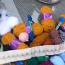 65 balls of wool, knitting accessories, bag, D18 post 10e Image 6