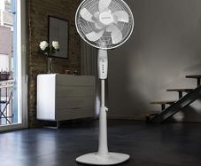 Cecotec Floor fan EnergySilence 1010 ExtremeFlow. 60 W, 10 blades, Powerful, Oscillating, Quiet, 3 speeds, Timer, Dimmable, Copper motor, White