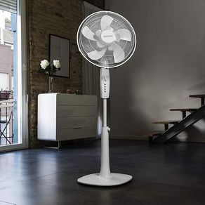 Cecotec Floor fan EnergySilence 1010 ExtremeFlow. 60 W, 10 blades, Powerful, Oscillating, Quiet, 3 speeds, Timer, Dimmable, Copper motor, White