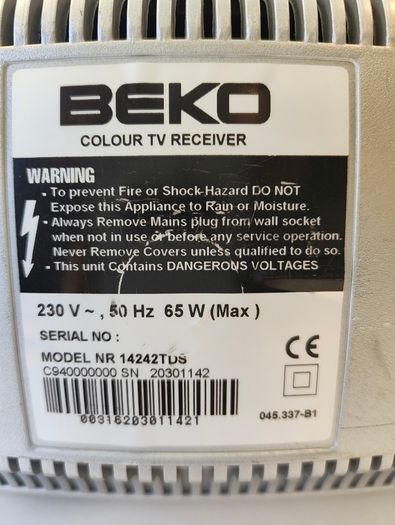 Beko 14" Colour CRT TV