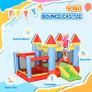 Kids Bouncy Castle Inflatable Trampoline Slide Pool Basket for Kids Age 3-10, 3 x 2.75 x 2.1m Image 8