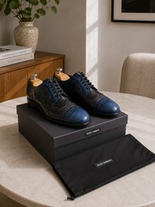 Genuine Dolce & Gabbana luxury brogue shoes.