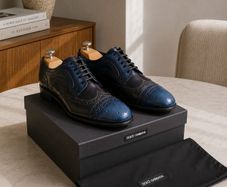 Genuine Dolce & Gabbana luxury brogue shoes.