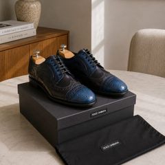 Genuine Dolce & Gabbana luxury brogue shoes.