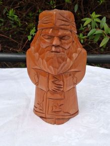 Vintage Japanese Ainu Wooden Figure