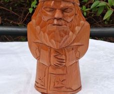 Vintage Japanese Ainu Wooden Figure