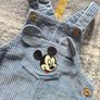 Mickey Mouse 6-9m Soft Corduroy Dungarees Image 3