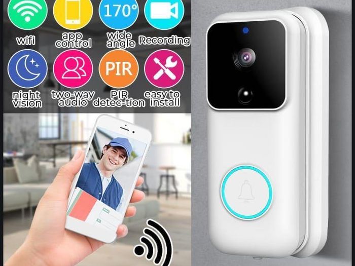 New Smart HD Video WiFi Intercom PIR Motion Sensor Door Bell Camera